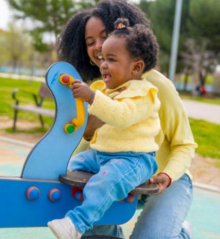 baby playing